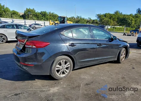 2018 Hyundai Elantra Sel из США, поврежденный, VIN KMHD84LF2JU646177